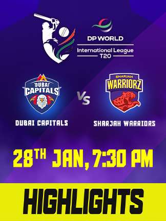 Dubai Capitals VS Sharjah Warriors