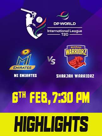 MI Emirates VS Sharjah Warriors