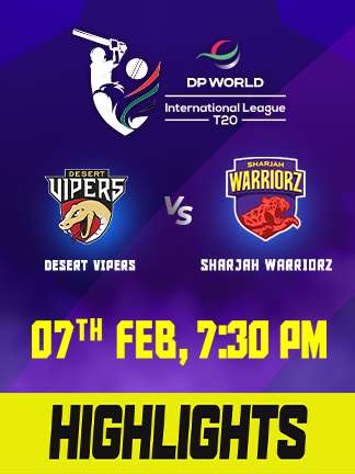 Sharjah Warriors VS Desert Vipers